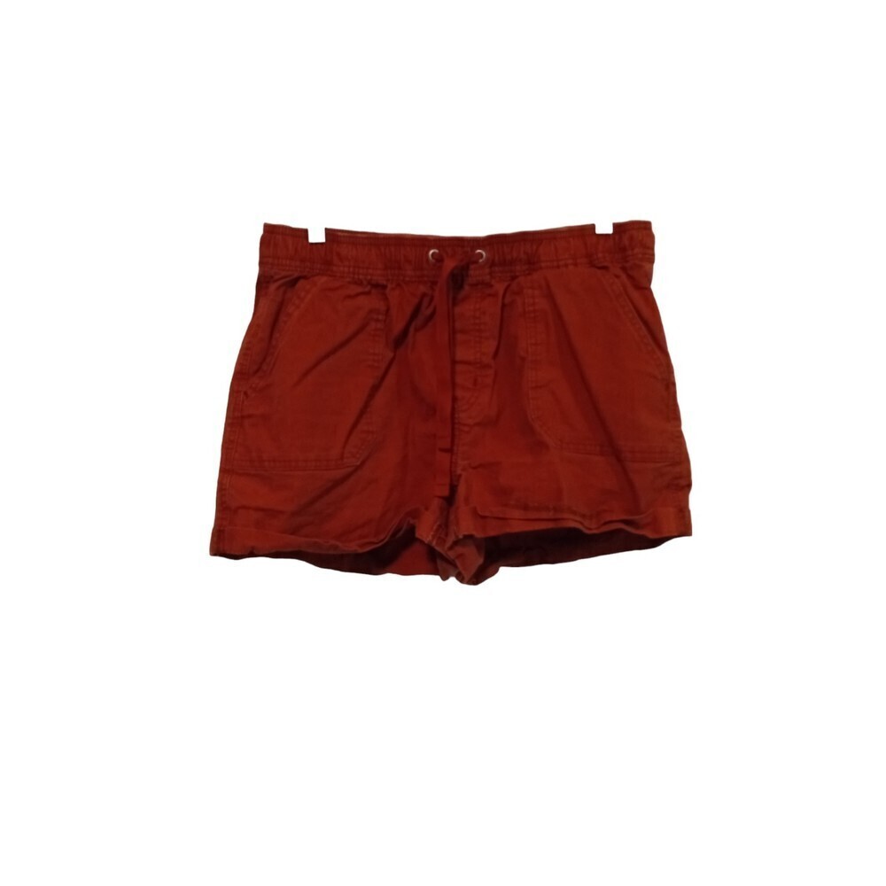 Signature Levi Orange Red‎ waist tie shorts